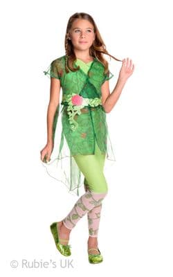 DC Superhero Girls Deluxe Poison Ivy Fancy Dress Costume