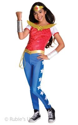 DC Superhero Girls Deluxe Wonder Woman Fancy Dress Costume