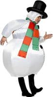 Deluxe Adult Inflatable Snowman