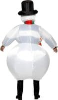 Deluxe Adult Inflatable Snowman
