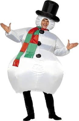 Deluxe Adult Inflatable Snowman