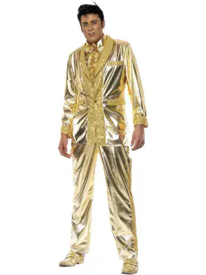DELUXE ELVIS GOLD LAME SUIT