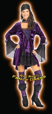 DELUXE PURPLE SASSY PIRATE WENCH