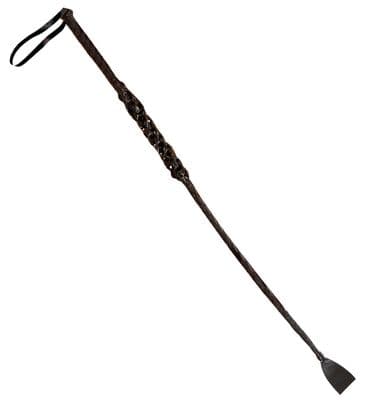Deluxe Riding Crop Leather Look Costume Accessory Equestrian Fancy Dress Prop