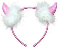 Devil Horns Fuchsia PVC