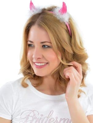 Devil Horns Fuchsia PVC