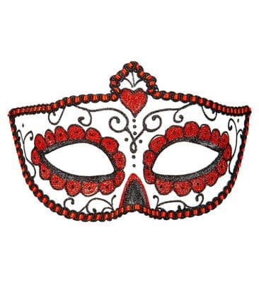 Dia De Los Muertos Eye Mask Day of the Dead Halloween Fancy Dress Mask