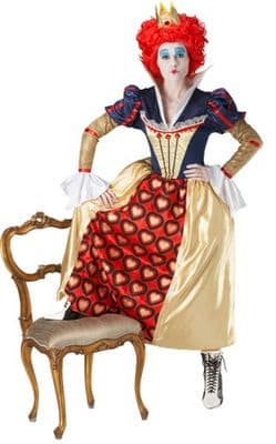 Disney Ladies Alice in Wonderland Red Queen Costume