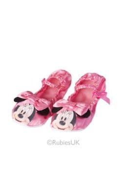 Disney Minnie Mouse Slippers With 3D Ears & Bow