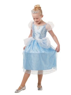 Disney Princess Girls Glitter and Sparkle Cinderella Costume