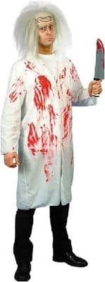 DOCTORS COAT BLOODY COSTUME MED