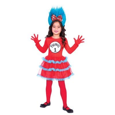 Dr Seuss Thing One & Two Dress Set Fancy dress Costume