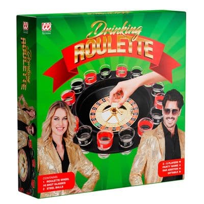 Drinking Roulette Game Shot Glass Party Game Stag Hen Night Fun Set