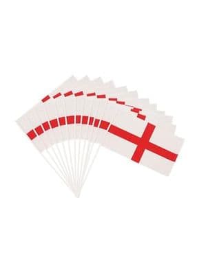 England Hand Waving Flags