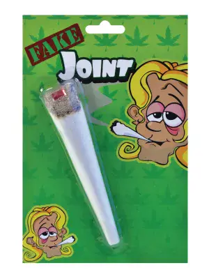 Fake Joint Novelty Prop Joke Fancy Dress Hippie 60s 70s Festival Party Accessory