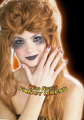 FANCY DRESS 6323 ~ UHA GLOW IN THE DARK NAILS