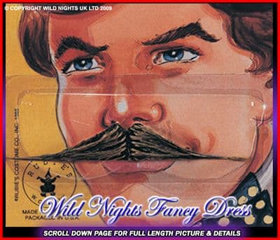 FANCY DRESS ACCESSORIES ~ BANDIT STYLE MOUSTACHE