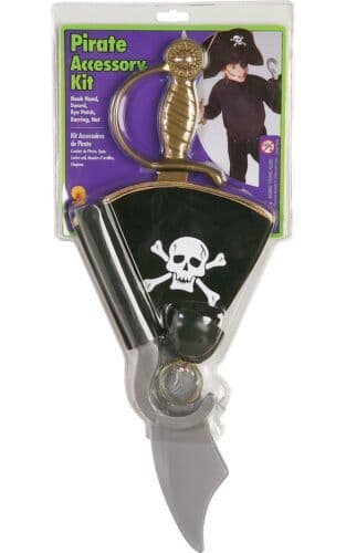 Fancy Dress Accessory - Pirate Accessory Blister Kit