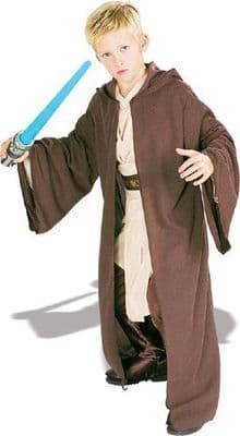 FANCY DRESS ~ BOYS DLX STAR WARS JEDI ROBE SM AGE 3-5