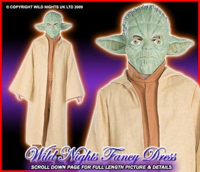 FANCY DRESS ~ BOYS STAR WARS DELUXE YODA SM AGE 3-5