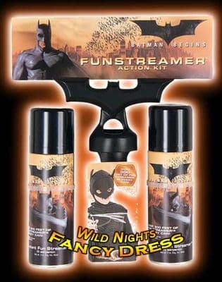 FANCY DRESS COSTUME ~ BATMAN BEGINS FUN STREAMER KIT