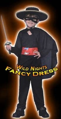 FANCY DRESS COSTUME # BOYS BANDIT COSTUME SMALL