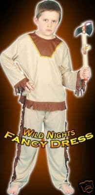 FANCY DRESS COSTUME # BOYS INDIAN BOY COSTUME SMALL AGE 3-5 YEARS