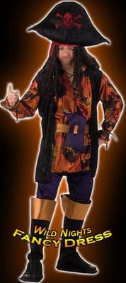 FANCY DRESS COSTUME # DELUXE LIMIT SPORT PIRATE MAN