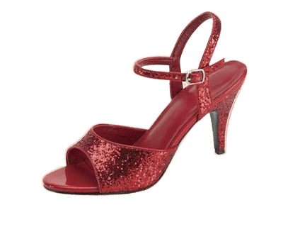 Fancy Dress Dorothy Red Glitter Shoes