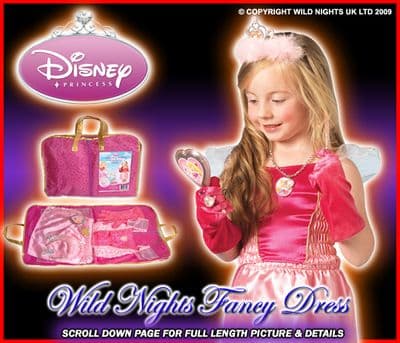 FANCY DRESS ~ GIRLS DISNEY SLEEPING BEAUTY SET SM 3-4