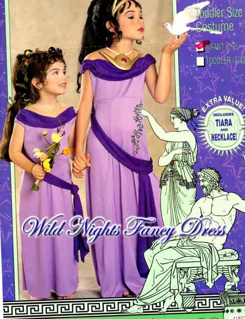 FANCY DRESS ~ GIRLS GRECIAN/GREEK PRINCESS INF AGE 1-2