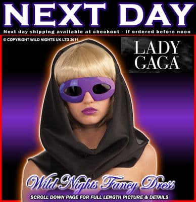 FANCY DRESS ~ OFFICIAL LADY GAGA PURPLE GLASSES