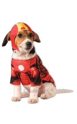 FANCY DRESS PET COSTUME ~ MARVEL IRON MAN DOG