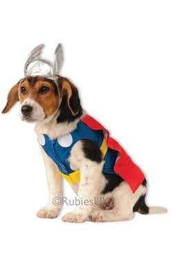 FANCY DRESS PET COSTUME ~ MARVEL THOR DOG