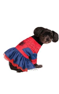 FANCY DRESS PET COSTUME ~ SPIDERGIRL DOG