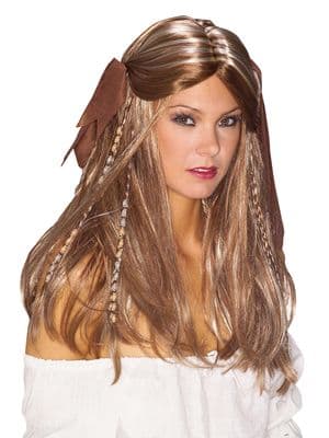 FANCY DRESS WIG ~ LADIES PIRATE WENCH WIG