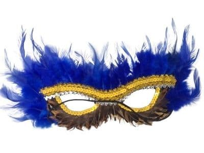 Feather Eyemask Pack of 6 Assorted