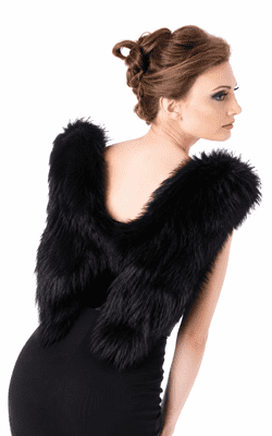 Feather Wings Black or Red Angel Devil Fancy Dress Costume Accessory