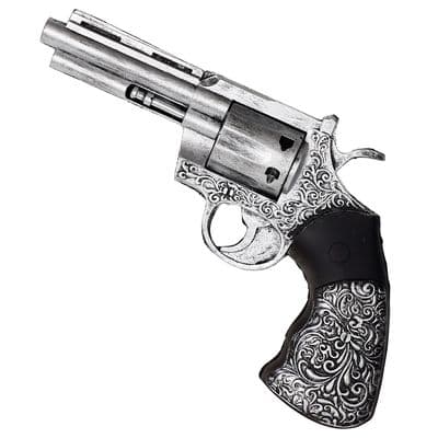 Foam Latex Revolver Toy Gun 25cm Cowboy Fancy Dress Costume Accessory