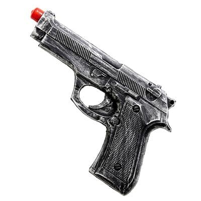 Foam Latex Toy Gun 19cm  Realistic Fancy Dress Costume Prop Accessory
