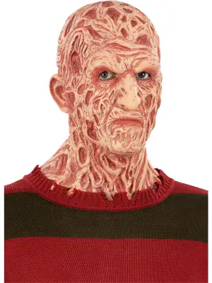 Freddy Krueger Mask Adult Full Head Latex Nightmare Elm Street Halloween