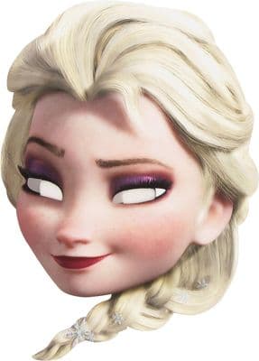 Frozen Character Masks Kids Elsa Kristoff Party Fancy Dress Mask