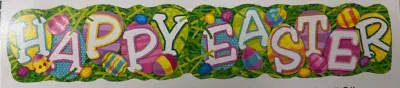 Giant Happy Easter Banner