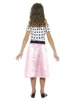 Girls 1950's Poodle Girl Fancy Dress Costume