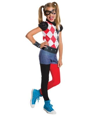 Girls DC Superhero Classic Harley Quinn Costume