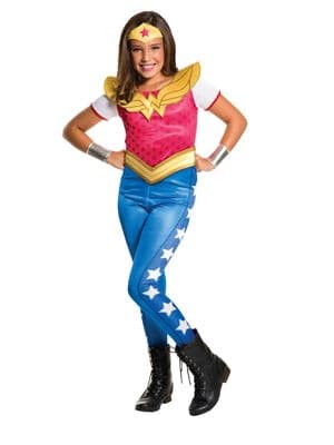 Girls DC Superhero Classic Wonderwoman Costume