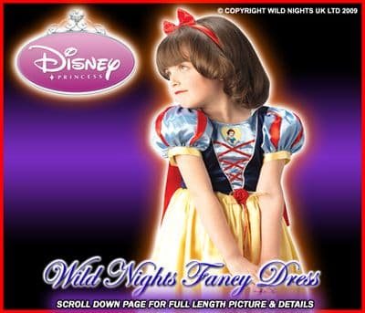 GIRLS~ DELUXE DISNEY PRINCESS SNOW WHITE LARGE AGE 7-8