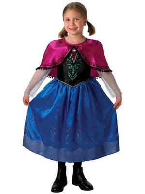 Girls Disney Princess Frozen Deluxe Anna Costume