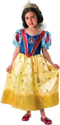 Girls Disney Princess Glitter Snow White Costume