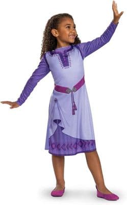 Girls Disney Wish Asha Basic Plus Costume